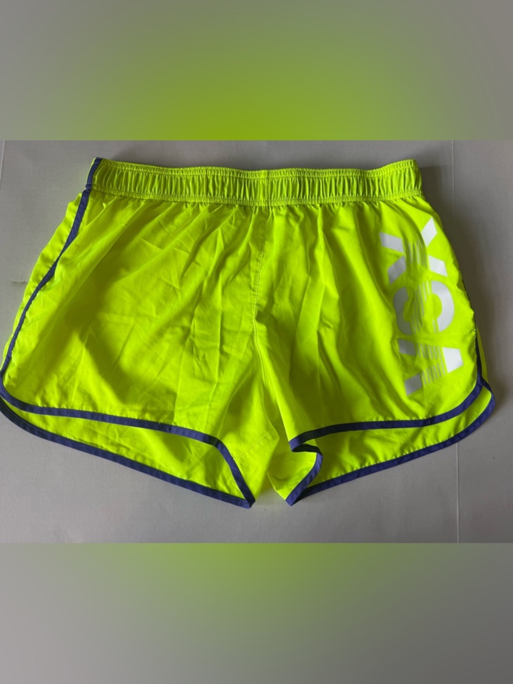 Victoria's Secret Neon Yellow Athletic Running Shorts